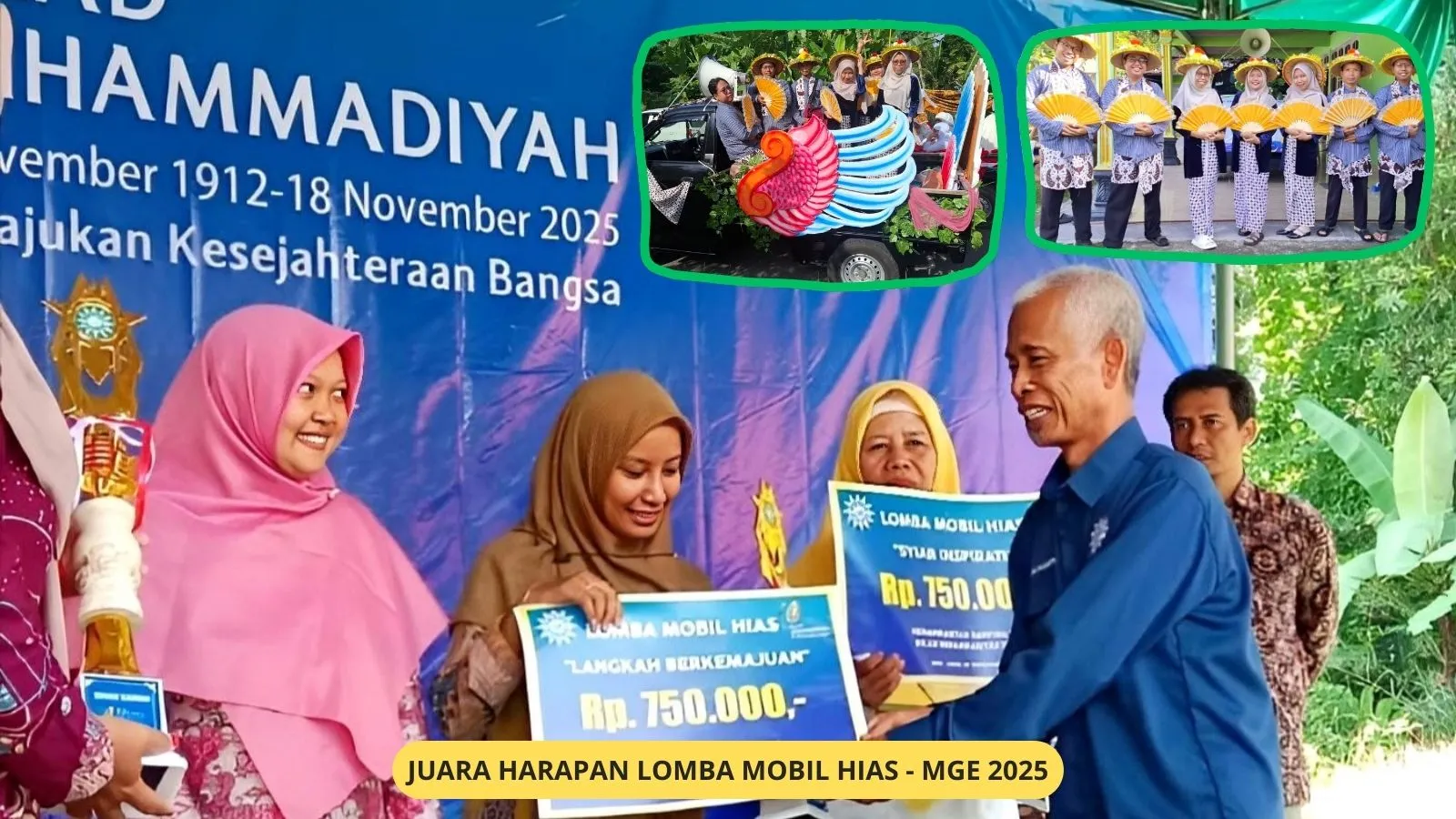 Mobil Hias SMP Muhammadiyah 2 Gamping Raih Juara Harapan di Muhammadiyah Gamping Expo 2025