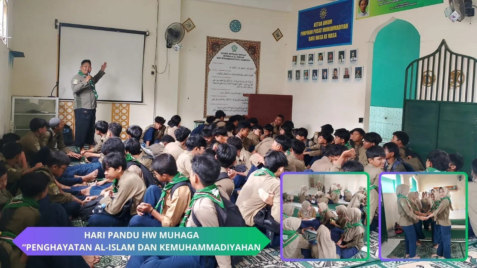 Pererat Ukhuwah, SMP Muhammadiyah 2 Gamping Gelar Hari Pandu Hizbul Wathan dengan Penguatan Al-Islam dan Kemuhammadiyahan
