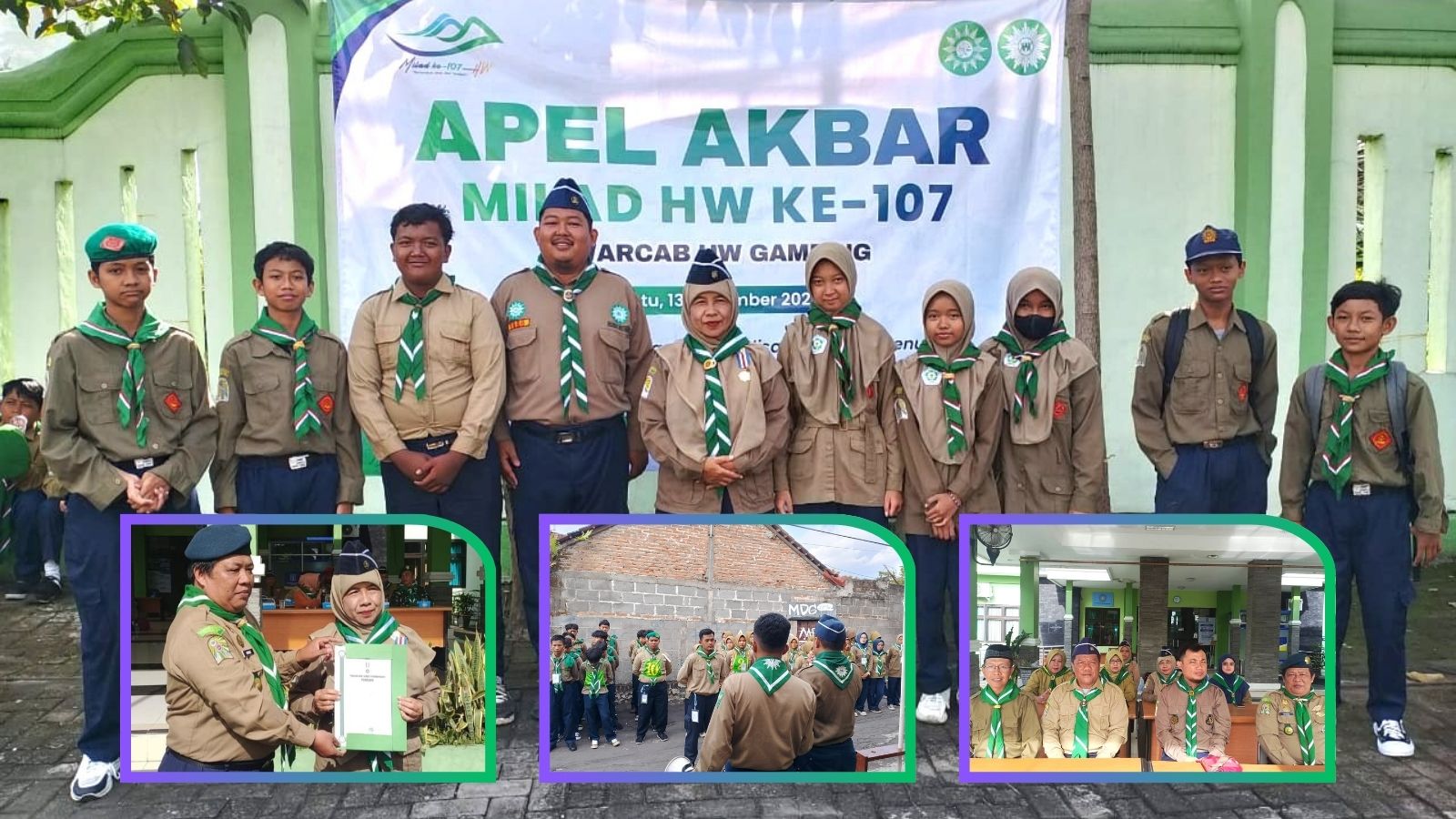 Semarak Milad ke-107 Hizbul Wathan, Ratusan Pandu Kwarcab Gamping Gelar Apel Akbar